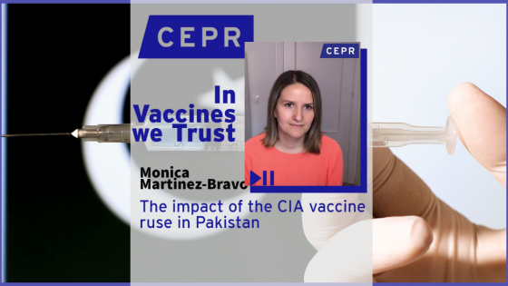 In vaccines we trust: The impact of the CIA vaccine ruse in Pakistan