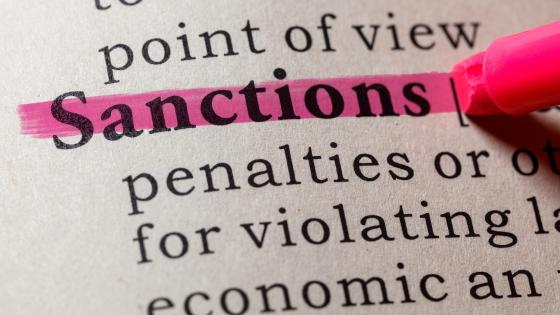 Definition of sanctions in dictionary